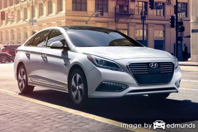 Insurance rates Hyundai Sonata Hybrid in Cincinnati