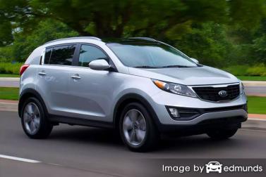 Insurance rates Kia Sportage in Cincinnati